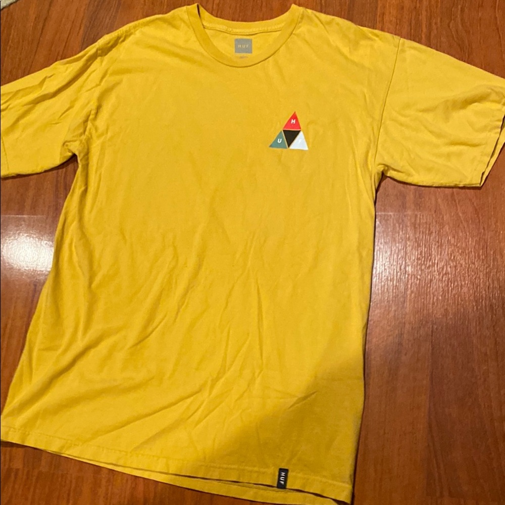 HUF Yellow Graphic T-Shirt